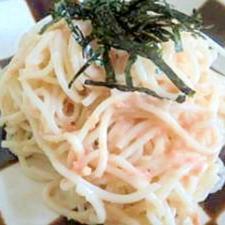 混ぜるだけ♪マヨ明太子そうめん★